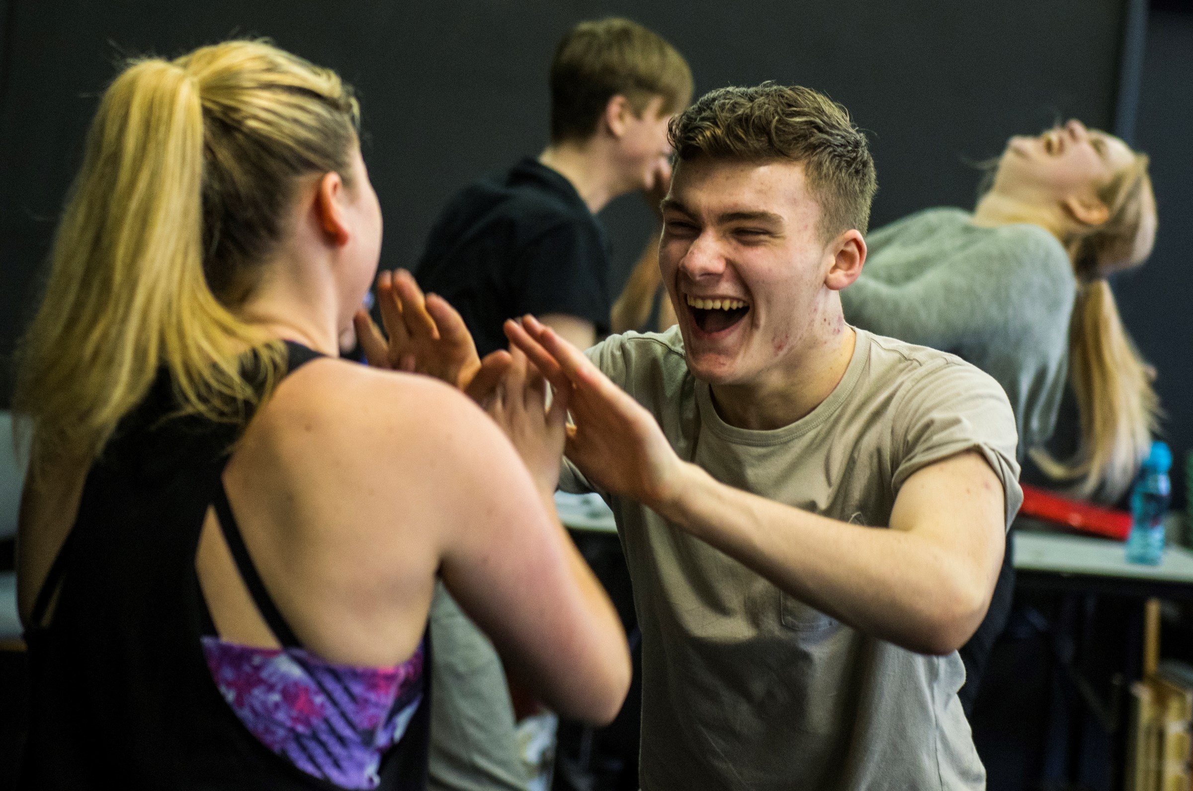 Frantic Assembly movement workshop at the King's Theatre February 2017 Photo by Phil Wilkinson.JPG