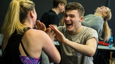 Frantic Assembly movement workshop at the King's Theatre February 2017 Photo by Phil Wilkinson.JPG