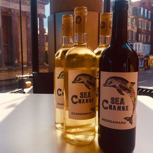 An image of three bottles of Sea Change wine